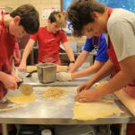 Teens Making Pasta