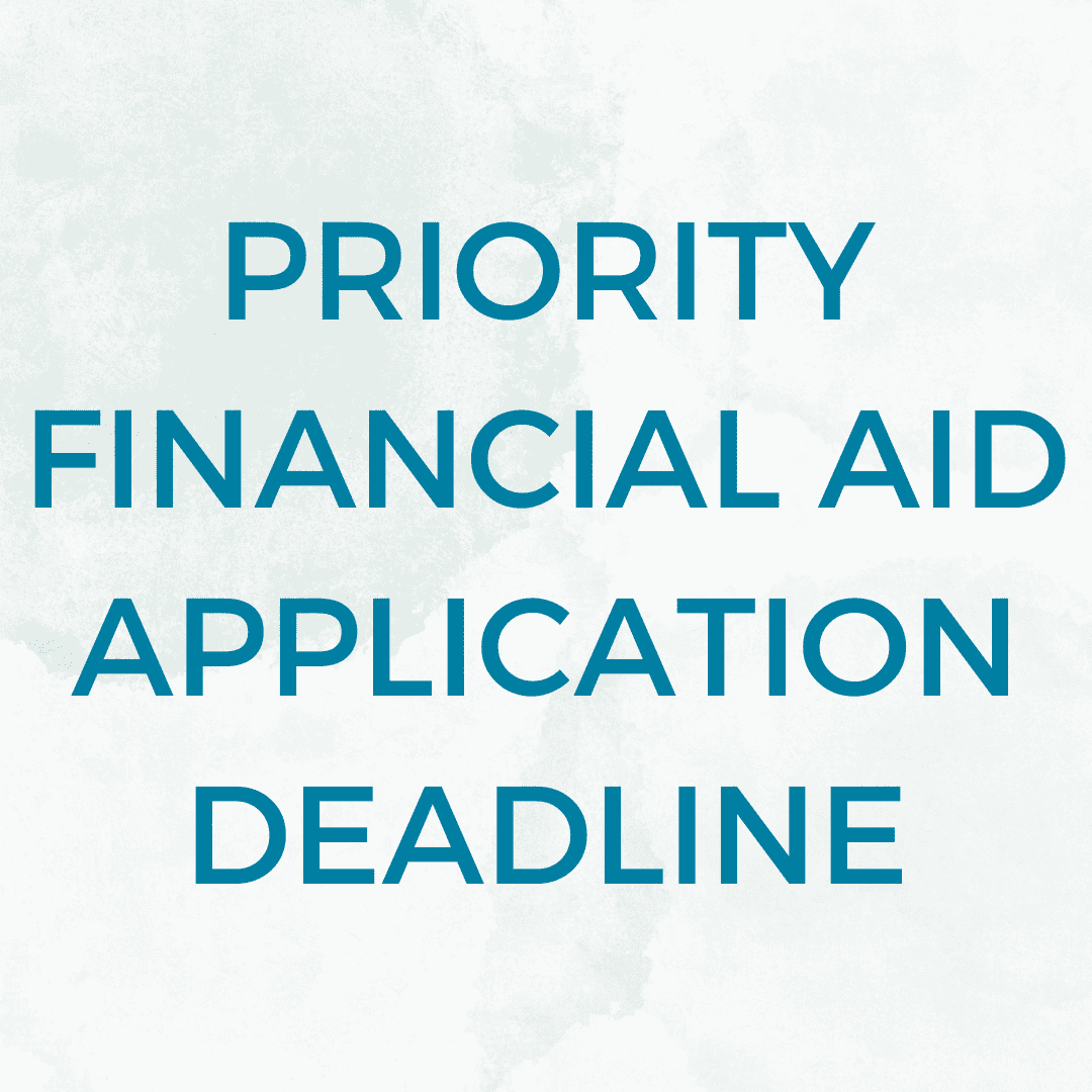 Financial Aid Deadline Tile