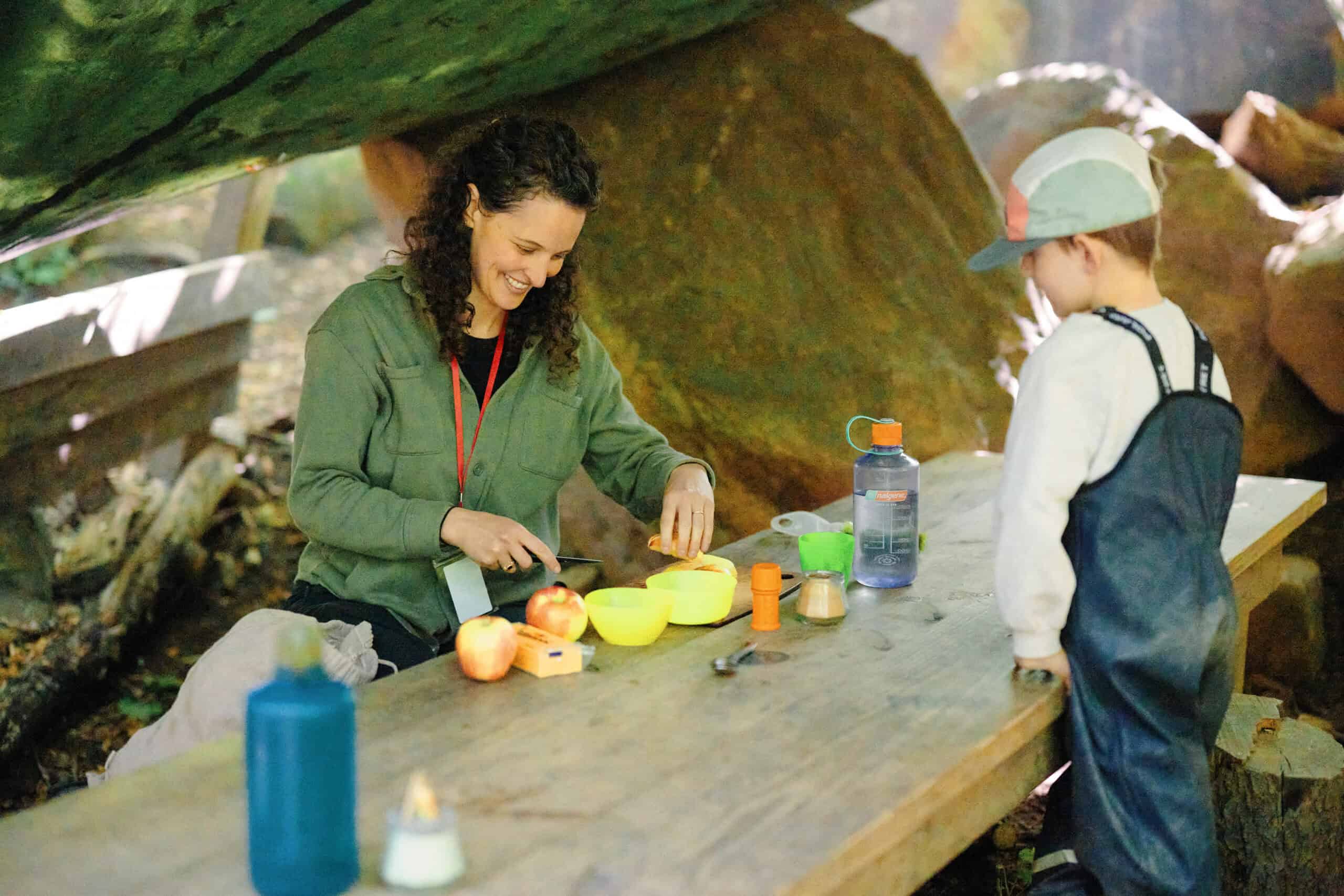 Waldorf in the Woods Snack Prep may 2025